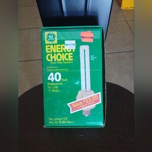 GE Energy Choice BIAX Electronic‎ Fluorescent 40 W Edison Base Light Bulb